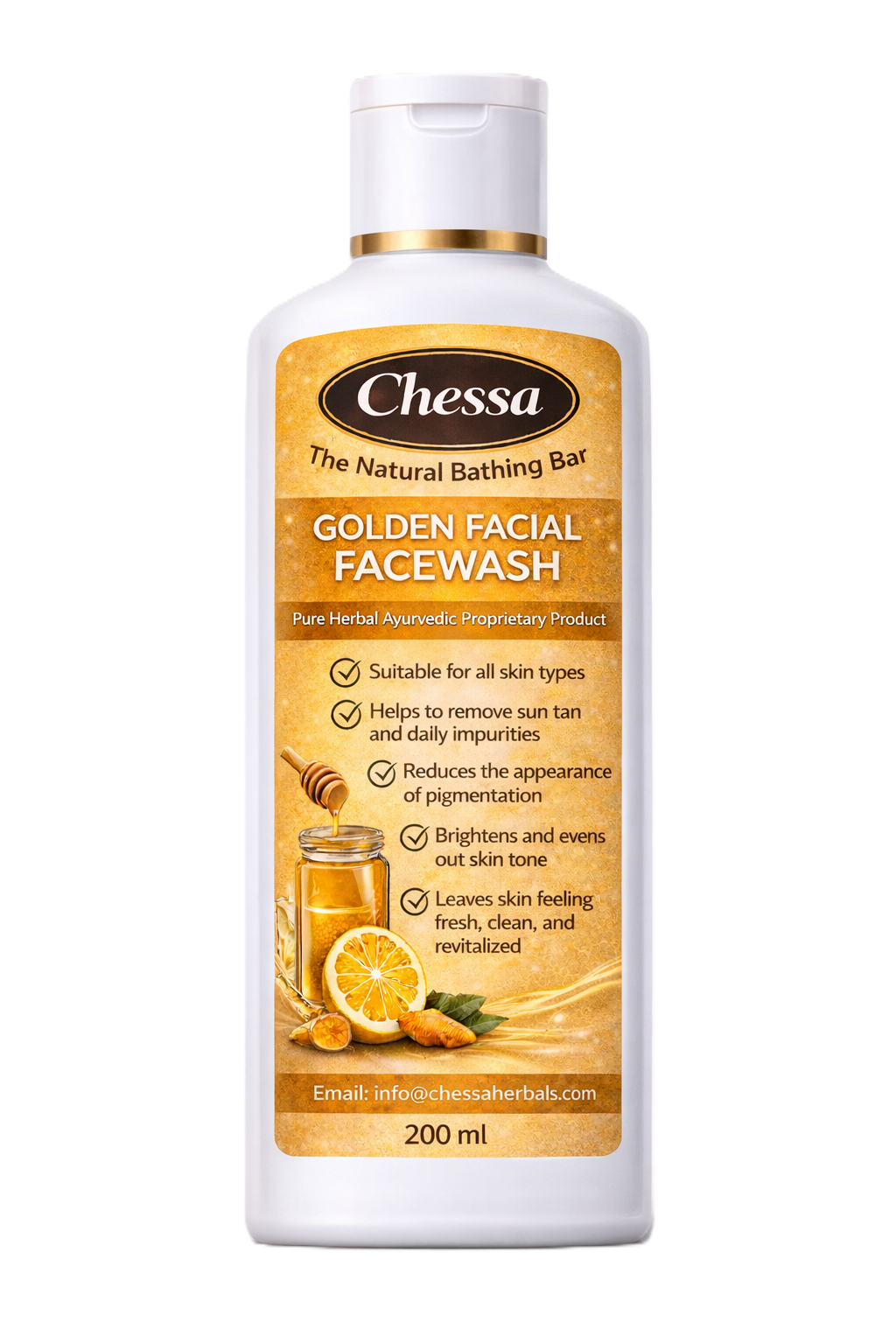 Chhesa 200ml Golden Facial Facewash